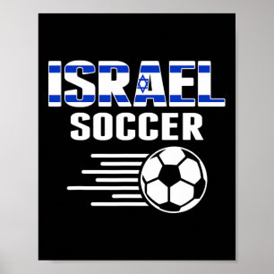 Affiche Maillot de fans de football israéliens fiers - Sou