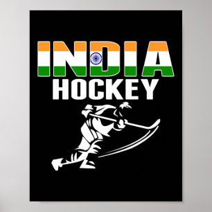 Affiche Maillot de fans de hockey sur glace d'Inde - Soute