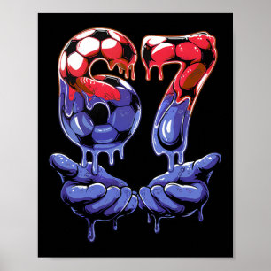 Affiche Maillot de foot 67 pour garçons — T-shirt 67 pour