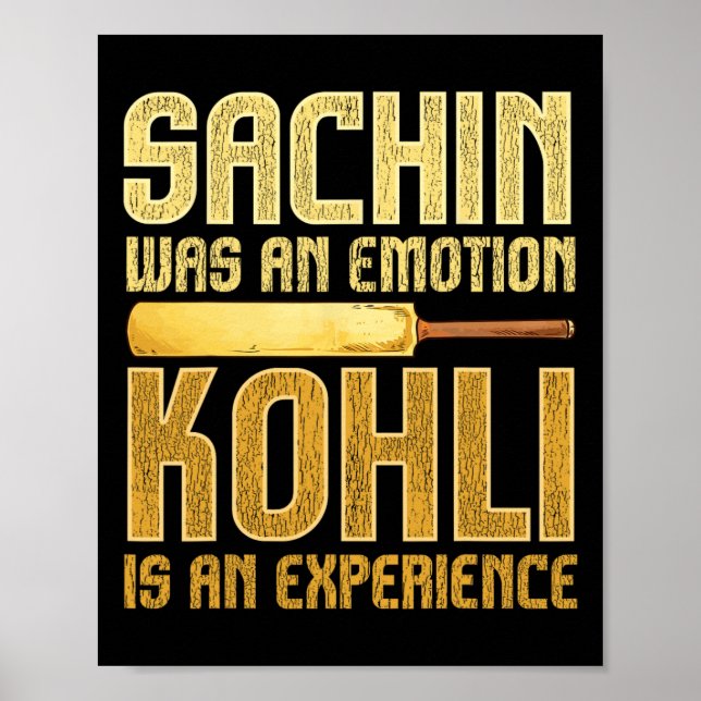 Affiche Maillot de l'équipe de cricket indienne (Devant)