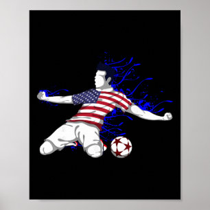 Affiche Maillot de l'équipe nationale de soccer d'Amérique