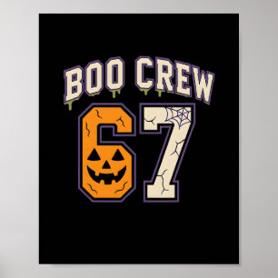Affiche Maillot de sport 67 Halloween Boo Crew Brainrot Me