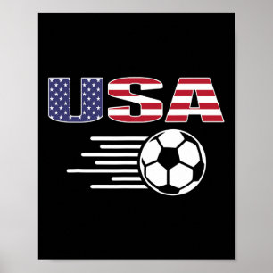 Affiche Maillot de supporters de football fiers américains