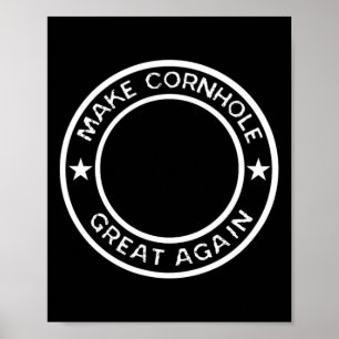 Affiche Maillot d'équipe de tournoi Make Cornhole Great Ag
