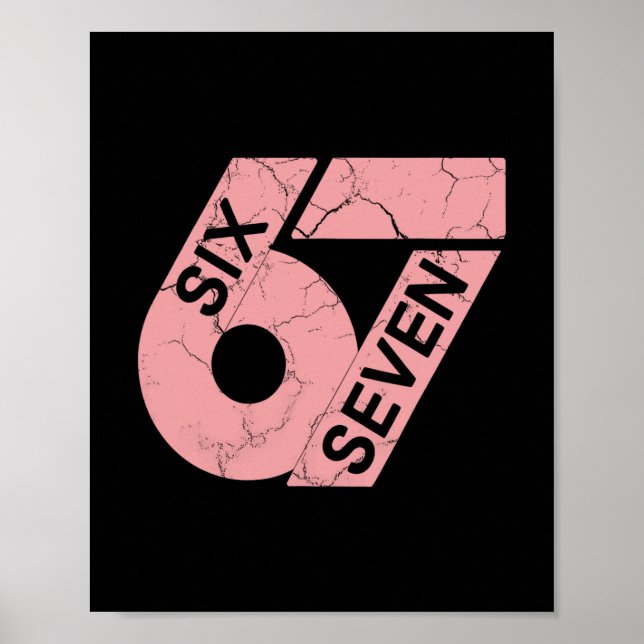 Affiche Maillot du joueur numéro 67 rose et blanc Uniforme (Devant)