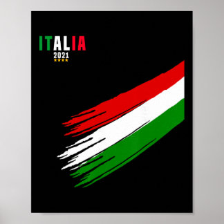 Affiche Maillot Italie Football Italien Italia Amateurs