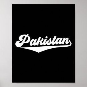 Affiche Maillot Pakistan Fan de cricket pakistanais Cricke