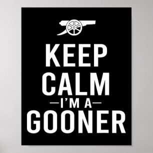 Affiche Maillot Reste Calme Je Suis Un Gooner
