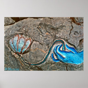 Affiche Main avec Lotus/Poster