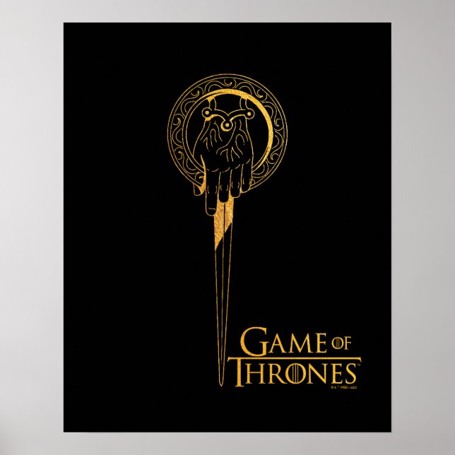 Affiche Main de l'icône du roi (Devant)