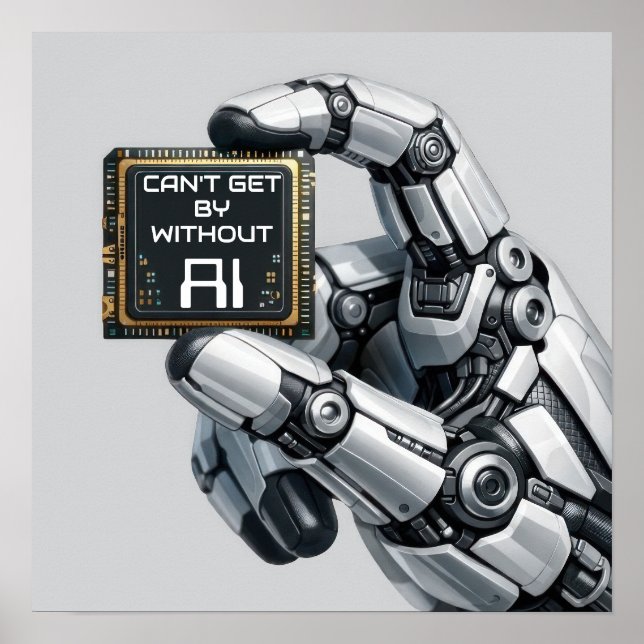 Affiche Main de Robot (Devant)