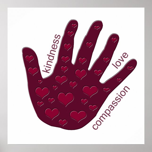 Affiche Main des Coeurs (Devant)