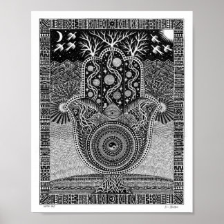 Affiche Main Hamsa