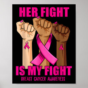 Affiche Main Son Combat Est Mon Combat Conscience Du Cance