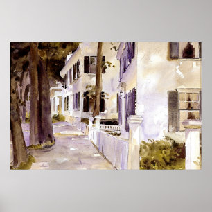 Affiche Main Street, Nantucket, fine art,