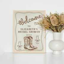 Main tirée Brown Cowgirl Western Boots Bienvenue