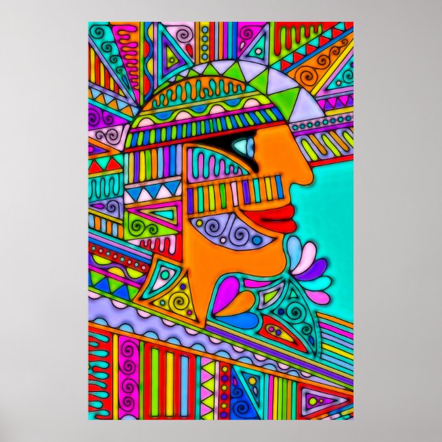 Affiche Main tirée par EDDArt - Pharaon 1 (Devant)