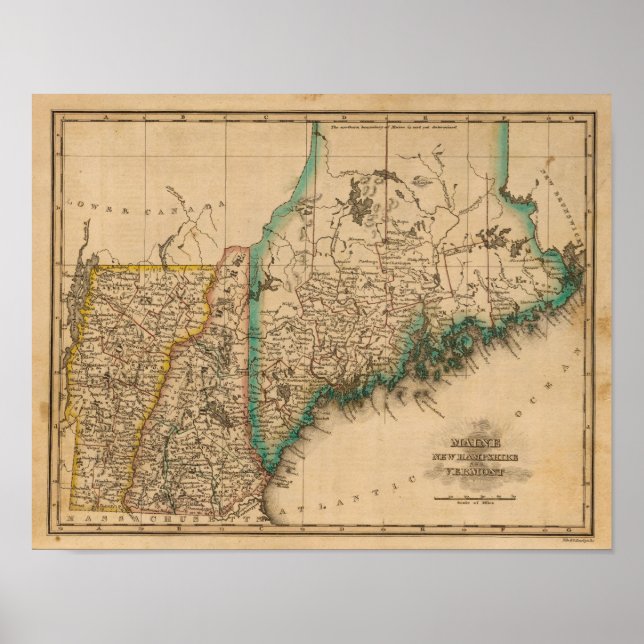 Affiche Maine, New Hampshire, Vermont 2 (Devant)