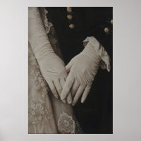 Mains Gantées Élégantes Victoriennes, Romantique V