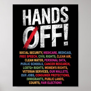 Affiche Mains off My Social Security 2025