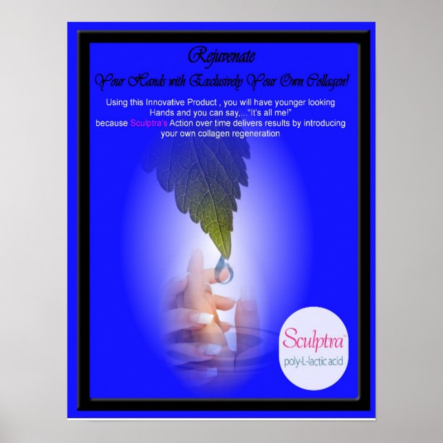 Affiche Mains Sculptra (Devant)