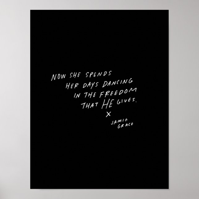 Affiche Maintenant elle passe ses jours à danser (Devant)