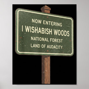 Affiche Maintenant, entrée dans la forêt nationale de I Wi