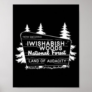 Affiche Maintenant, entrée dans la forêt nationale de I Wi