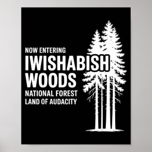 Affiche Maintenant, entrée dans la forêt nationale de I Wi