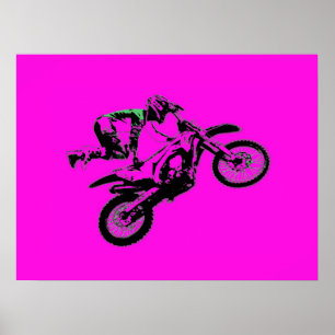 Affiche Maintien en marche - Motocross Stunt Freestyle