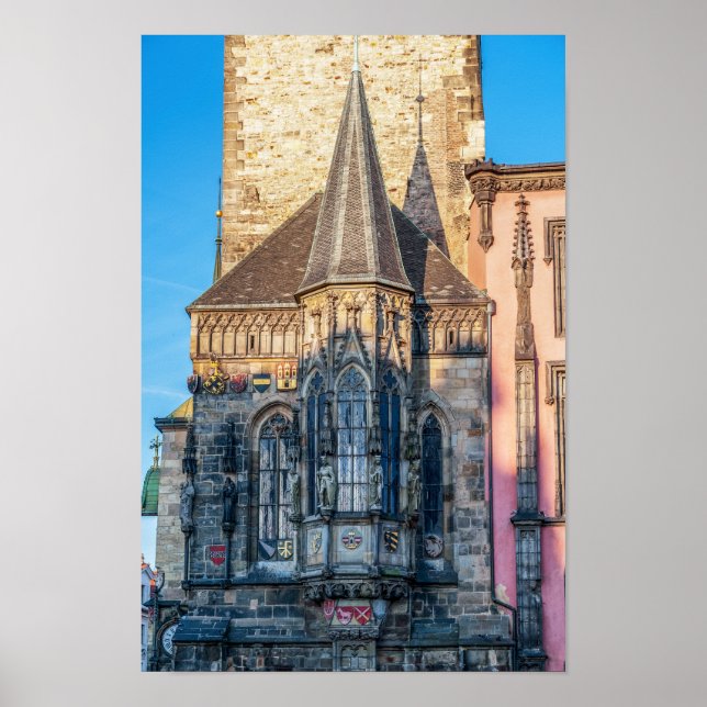 Affiche Mairie chapelle dans la Vieille Ville Carré - Prag (Devant)