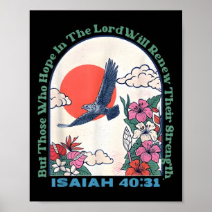 Affiche Mais Ceux Qui Espèrent Dans Le Seigneur Christian 