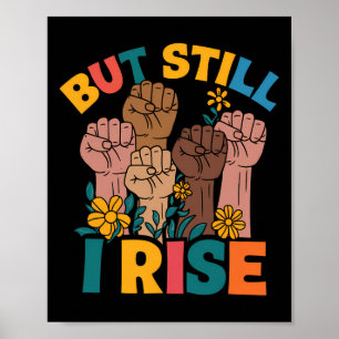 Affiche Mais je me lève toujours Empowerment Poing Unité M