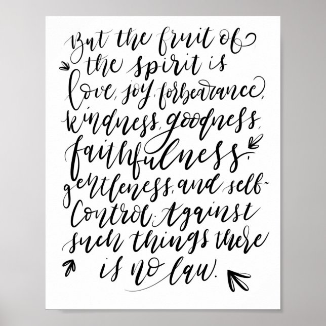 Affiche Mais l'affiche Fruit of the Spirit (Devant)