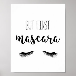 Affiche Mais premier mascara