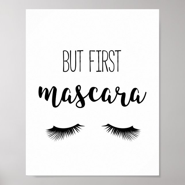 Affiche Mais premier mascara (Devant)