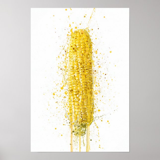 Affiche Maïs sur l'épi légume (Devant)
