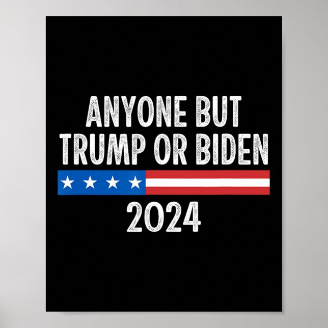 Affiche Mais Trump Ou Biden 2024 - Style Vintage - (Devant)