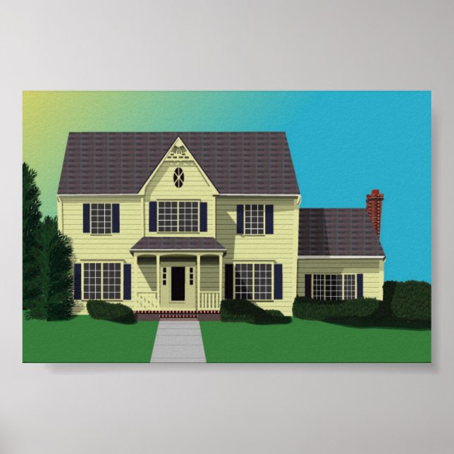 Affiche Maison (Devant)
