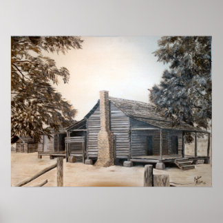 Affiche Maison ancienne grange