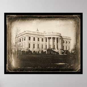 Affiche Maison Blanche DC Daguerreotype 1846