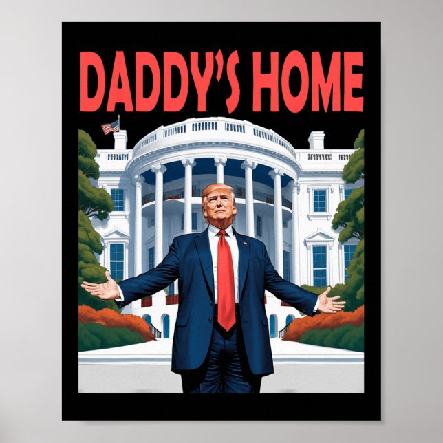 Affiche Maison Blanche de Trump Daddy (Devant)