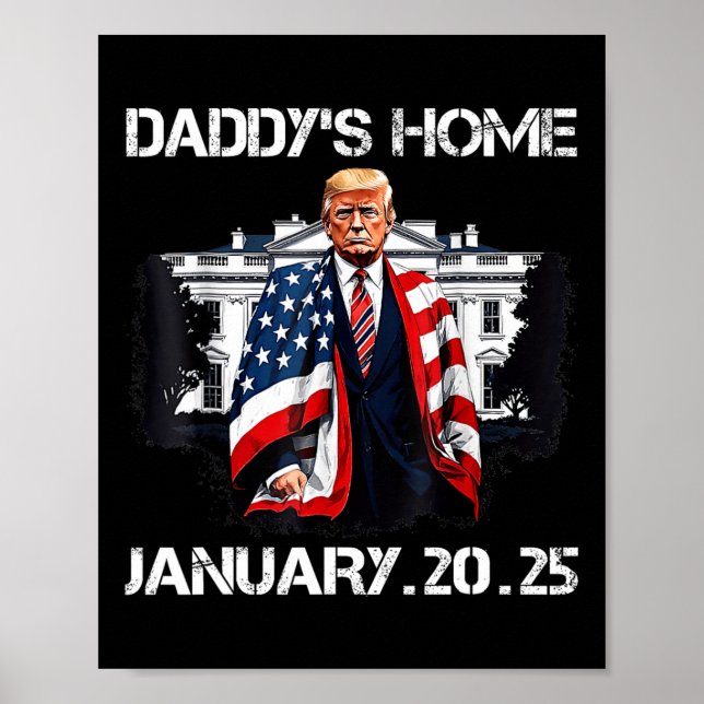Affiche Maison Blanche de Trump Daddy (Devant)
