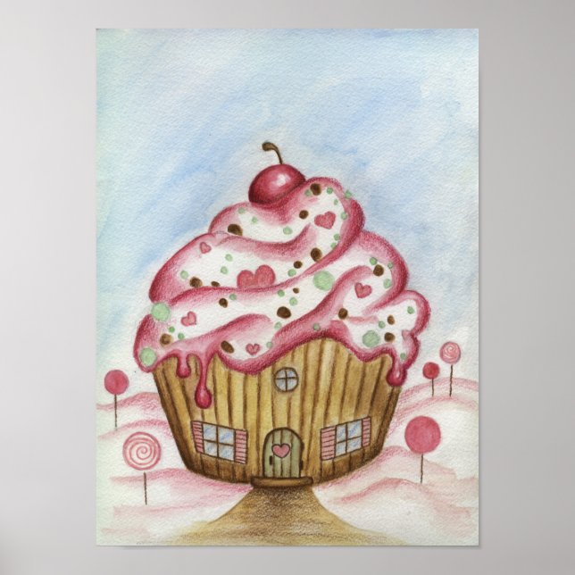 Affiche Maison Cupcake (Devant)