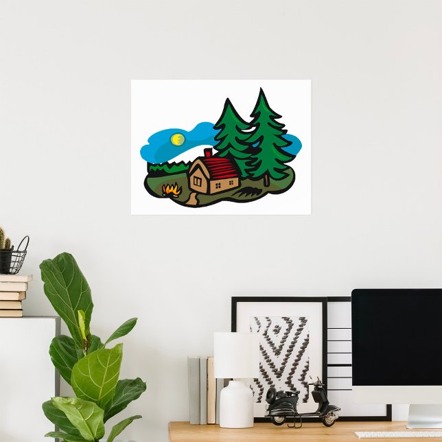 Affiche Maison Dans Les Bois (Créateur téléchargé)