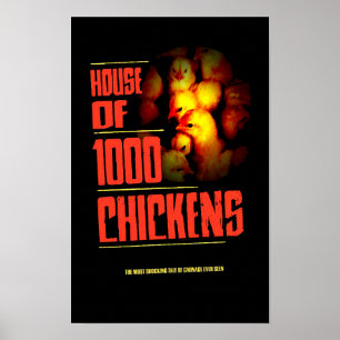 AFFICHE MAISON DE 1000 POULET