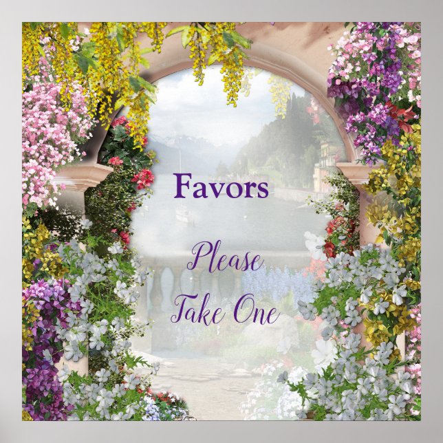 Affiche Maison de campagne italienne en plein air (Devant)