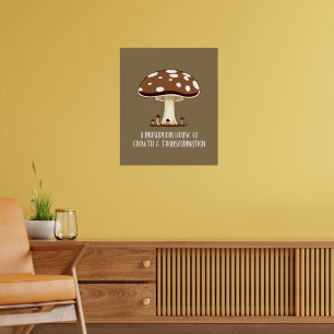 Affiche Maison de champignons Automne automne