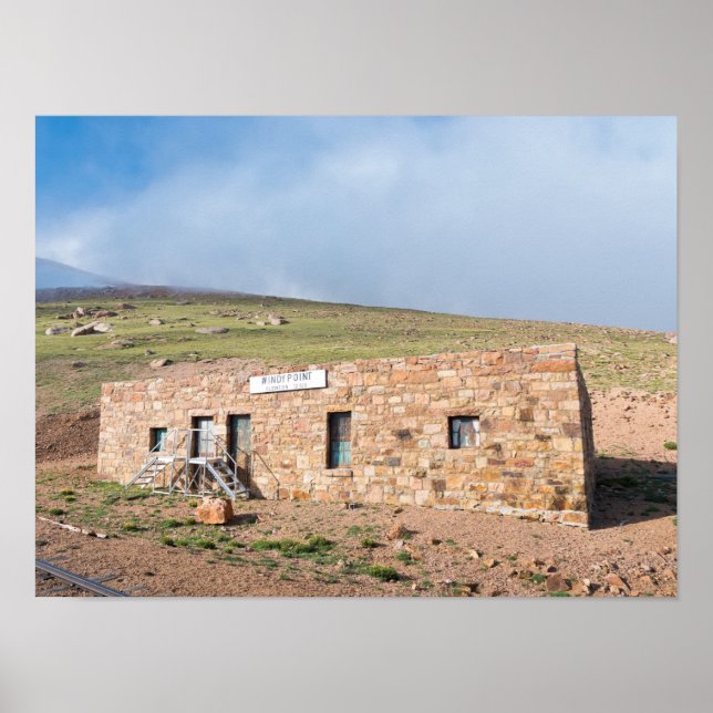 Affiche Maison de la gare à Pikes Peak (Devant)