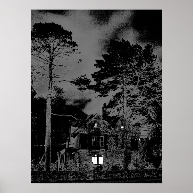 Affiche Maison de nuit (Devant)
